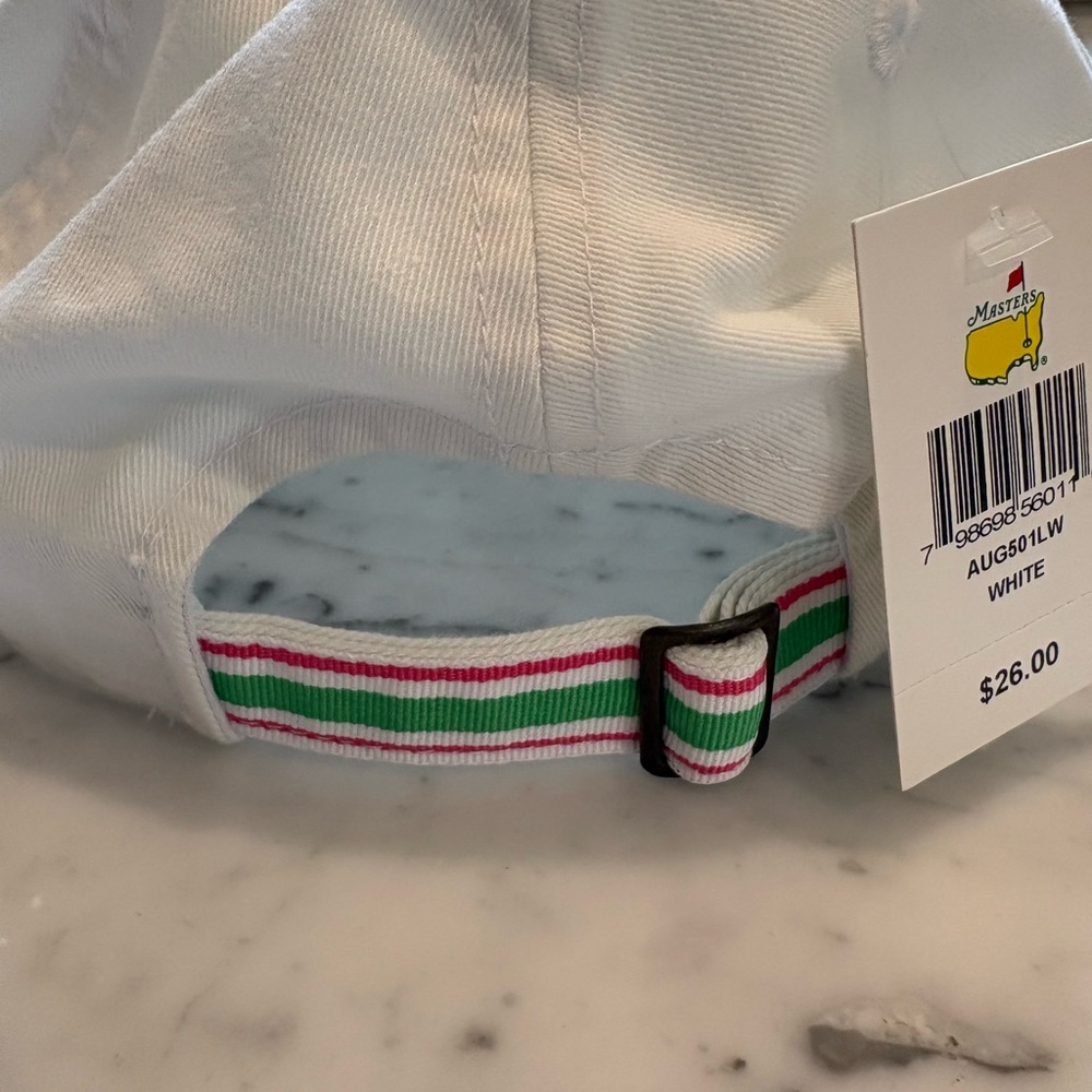 White Masters Golf Hat- small fit - Picture 4 of 13